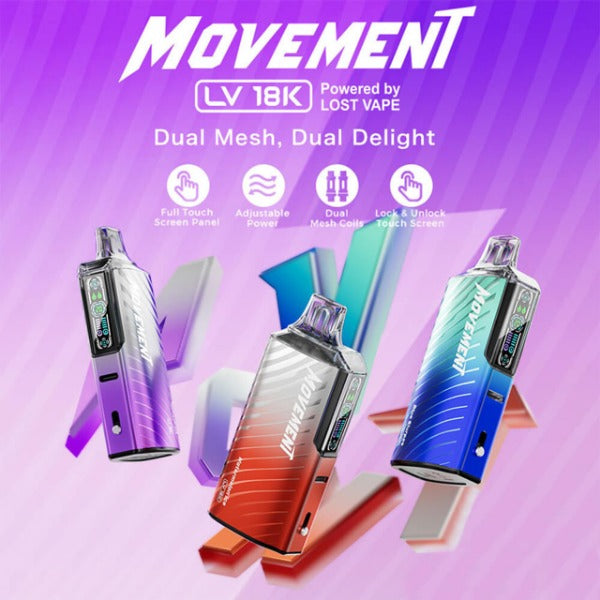Lost Vape Movement LV 18K Disposable $3.99 eLiquid.com Lost Vape Movement LV 18K Disposable $3.99 eLiquid.com