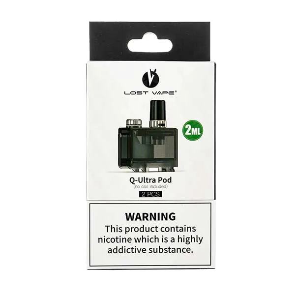 Lost Vape Orion Q-Ultra Pods 2mL 2 Pack - Vape Wholesale USA