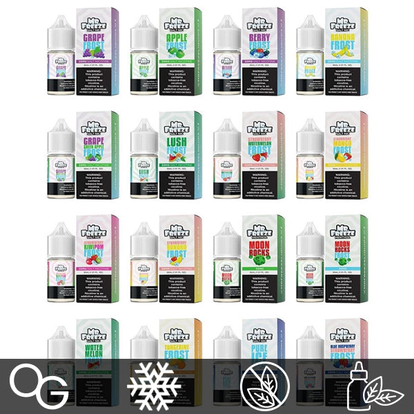 Mr. Freeze Salt TFN 30mL Vape Juice $8.99 eLiquid.com Mr. Freeze Salt TFN 30mL Vape Juice $8.99 eLiquid.com