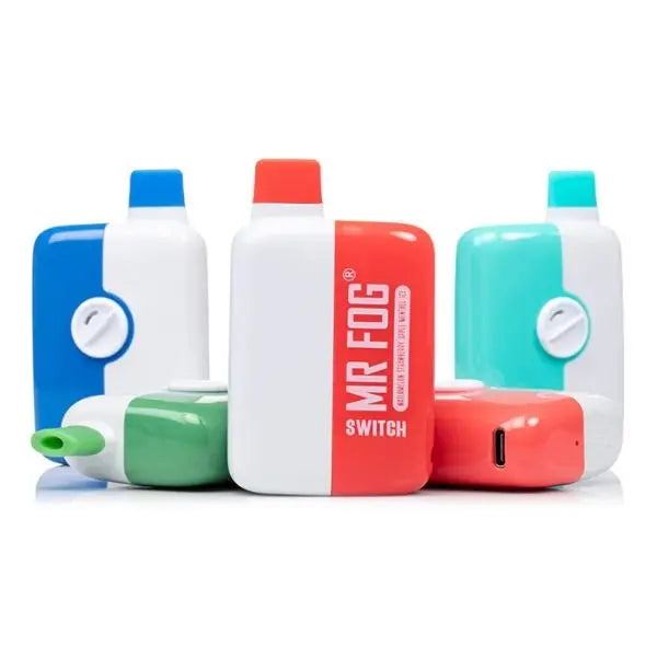 Mr. Fog Switch SW5500 Rechargeable Disposable Vape 15mL 10 Pack $119.00 eLiquid.com Mr. Fog Switch SW5500 Rechargeable Disposable Vape 15mL 10 Pack $119.00 eLiquid.com