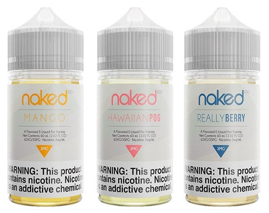 Naked 100 60mL Vape Juice Best Flavor Mango HawaiianPog Really Berry