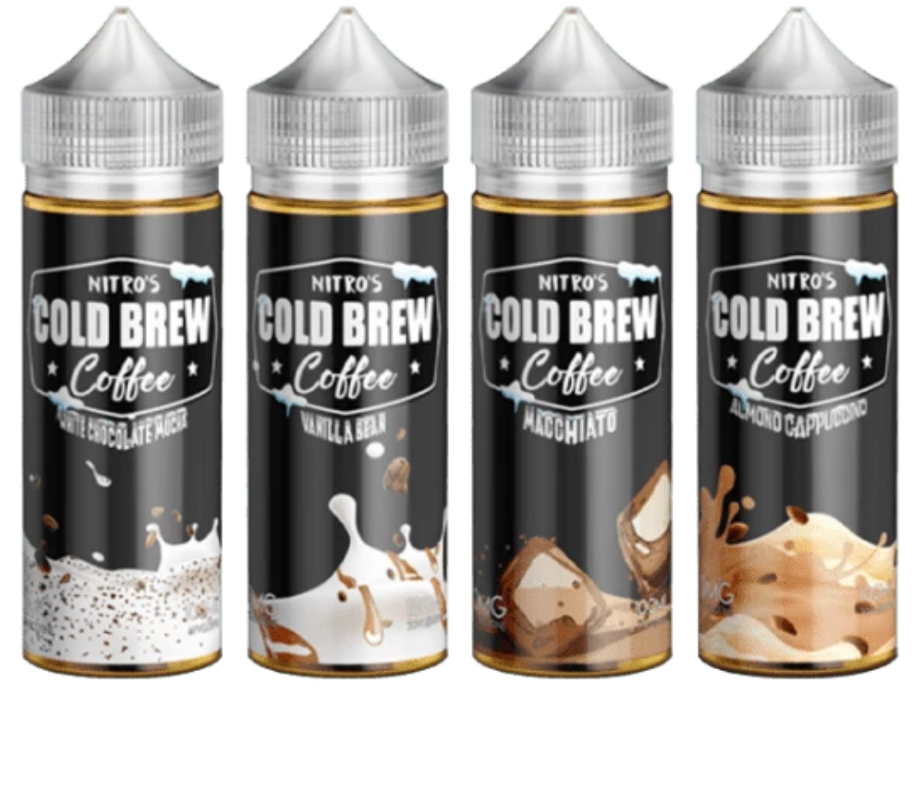 Nitro's Cold Brew Coffee 100mL Vape Juice $10.99 eLiquid.com Nitro's Cold Brew Coffee 100mL Vape Juice $10.99 eLiquid.com