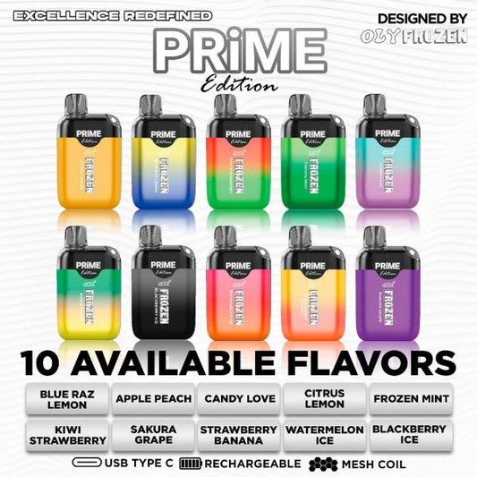 Oly Frozen Prime Edition 6500 Puffs Disposable 10-Pack