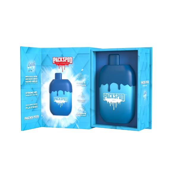 Packspod lush ice disposable vape 5000 puffs