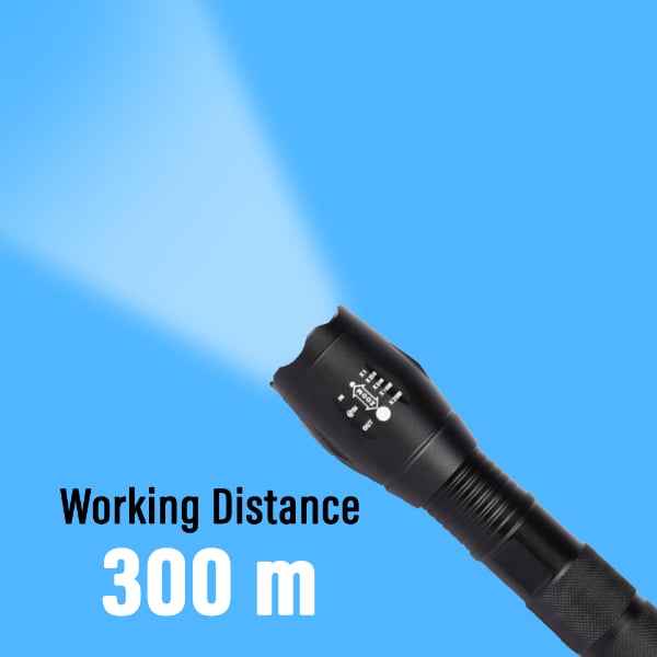 Pivoi 10W LED Tactical Flashlight