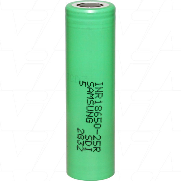 Imren 2500mAh Green 18650 25A Battery 1-Pack
