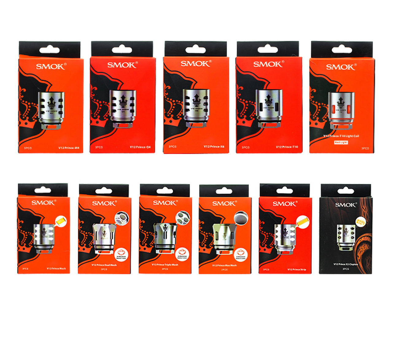 SMOK TFV12 Prince Coils 3 Pack Wholesale