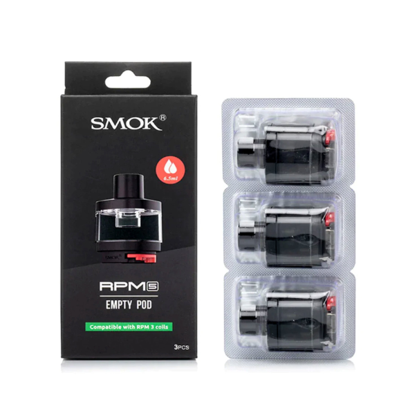 SMOK RPM 5 Replacement Pod 3-Pack - Vape Wholesale USA