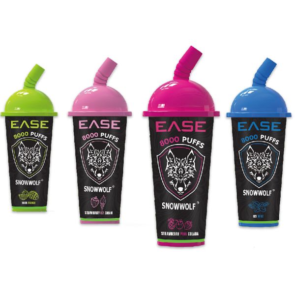 SnowWolf Ease 8000 Puffs Disposable Vape 10 Pack 18mL $39.99 eLiquid.com SnowWolf Ease 8000 Puffs Disposable Vape 10 Pack 18mL $39.99 eLiquid.com