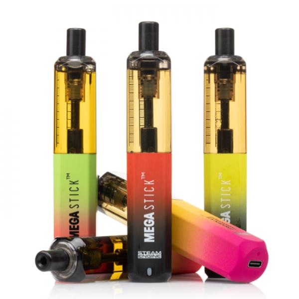 Steam Engine Mega Stick 4000 Puffs Rechargeable Vape Disposable 10mL 1 $99.95 eLiquid.com Steam Engine Mega Stick 4000 Puffs Rechargeable Vape Disposable 10mL 1 $99.95 eLiquid.com