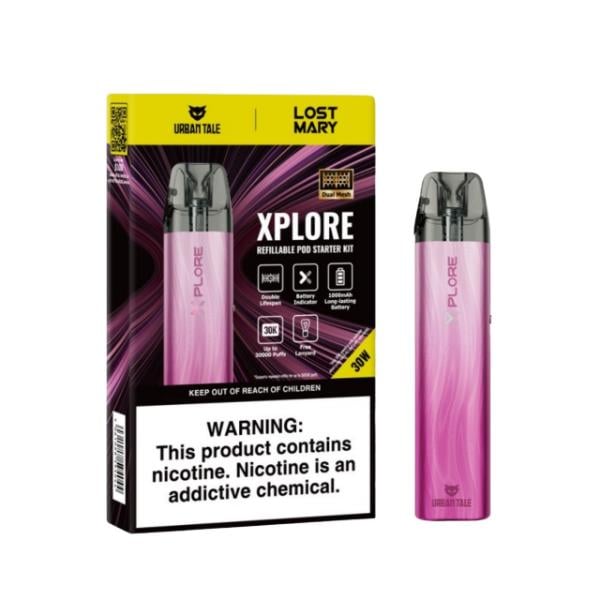 Urban Tale x Lost Mary Xplore Pod Kit-Silver Pink