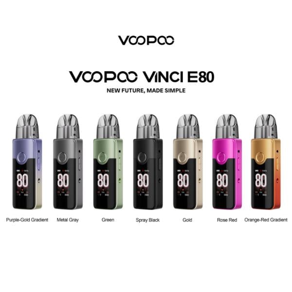 VooPoo Vinci E80 Pod Kit $32.50 eLiquid.com VooPoo Vinci E80 Pod Kit $32.50 eLiquid.com