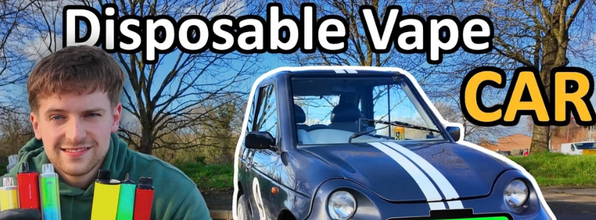 Not Sure What to Do With Your Disposable Vape Batteries? THIS Man Used Them to Power a Car!