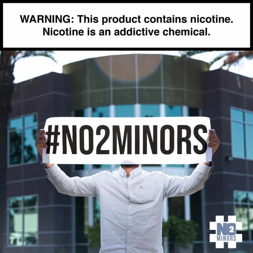 What is #No2Minors?