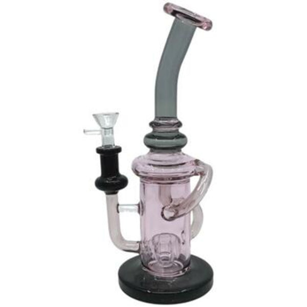 11.5" Recycler Glass Water Pipe w/ Percolator