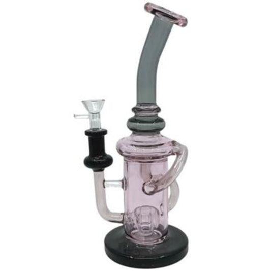 11.5" Recycler Glass Water Pipe w/ Percolator