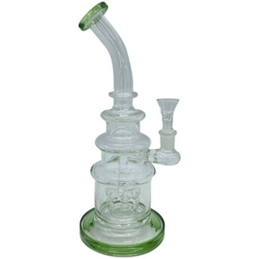 11" Bubble Glass Percolator Water Pipe