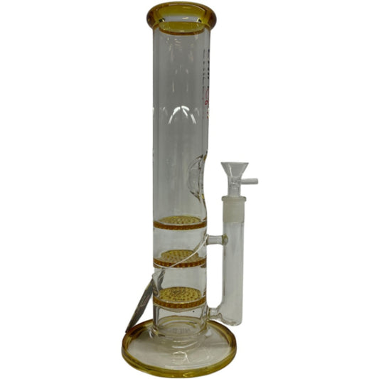 12.5 Chill Glass Water Pipe w/ Three Honeycomb Discs