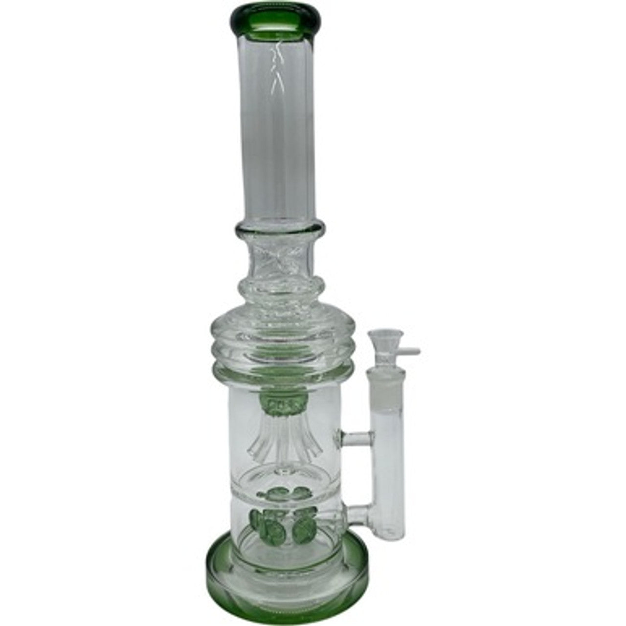 17" Jelly Fish Glass Water Pipe