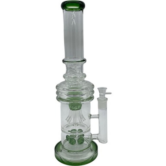 17" Jelly Fish Glass Water Pipe