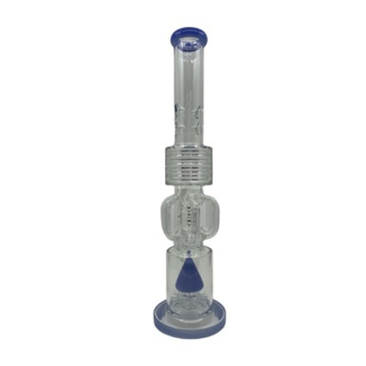 20" Large Tall Chamber Water Pipe w/ Sprinkle Percolators & Ice Catcher
