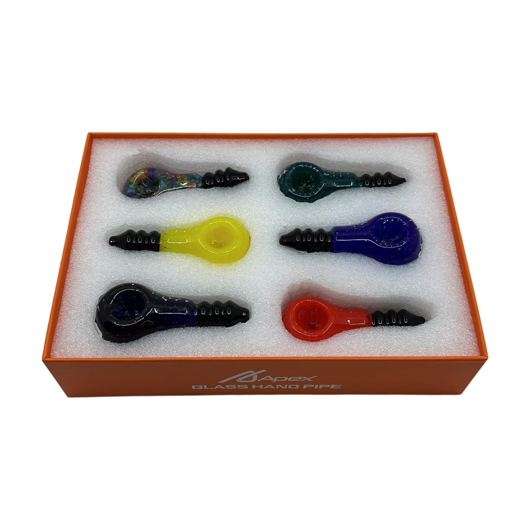 Apex Fancy Bubble Glass Hand Pipe