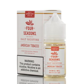 Four Seasons Salt 30ML Vape Juice Best Flavor American Tobacco