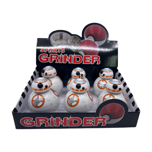 3 Part Grinder - BB-8 Star Wars Droid Grinder 6pcs/Box