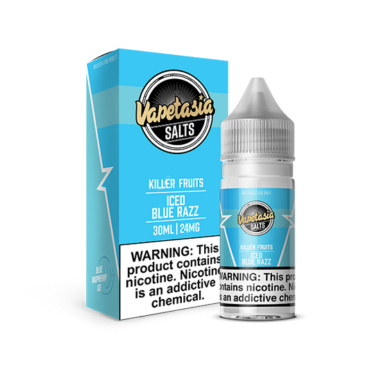 Vapetasia E-Juice Salts - ICED Blue Razz - 30ml