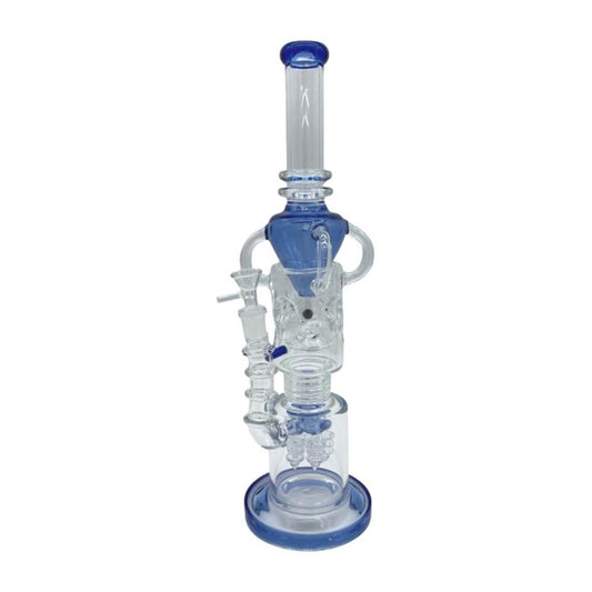 17" Mechanical Shaped Straight Glass Water Pipe