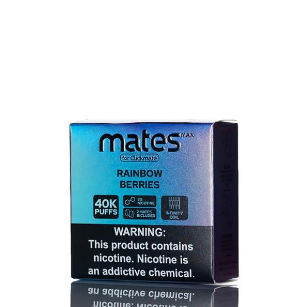 7Daze Clickmate Mates Max Recharge 5% Nic-Rainbow Berries-5%-1-Pack