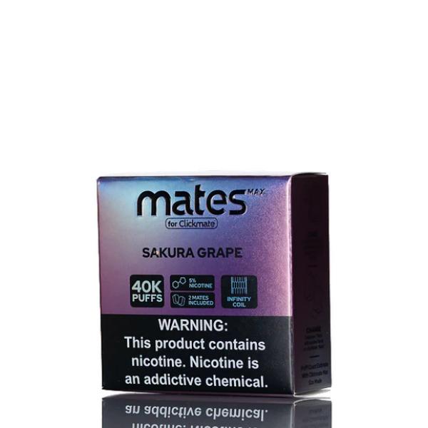 7Daze Clickmate Mates Max Recharge 5% Nic-Sakura Grape-5%-1-Pack