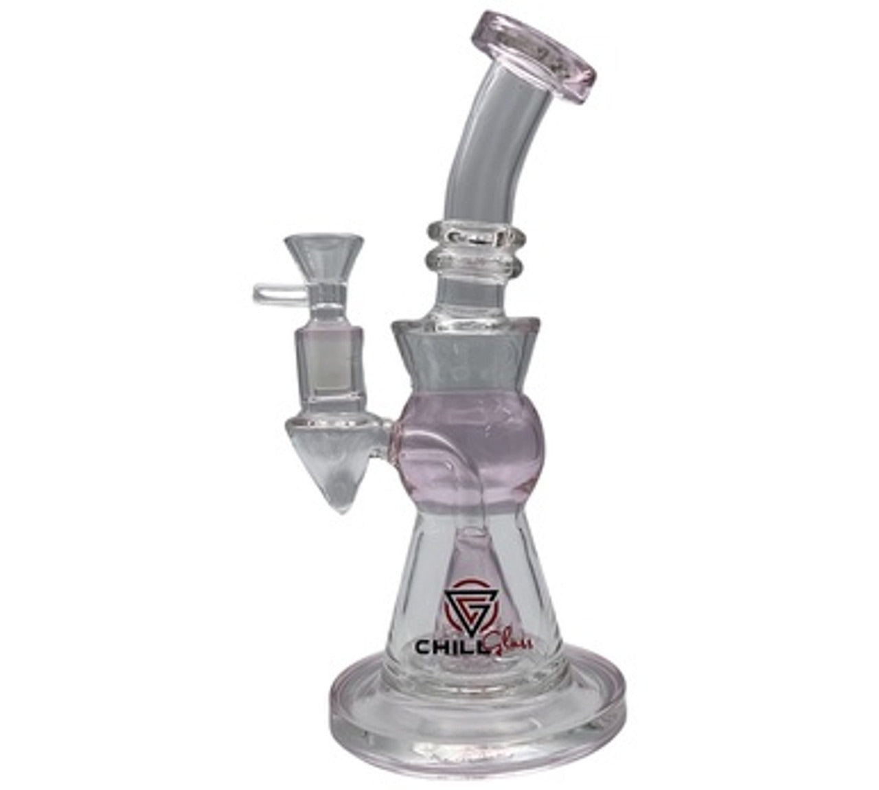 9.5" Chill Glass Water Pipe with Percolator