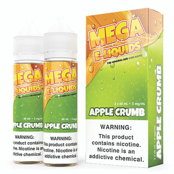 Best Flavors Mega E-liquid 2x60ML - Apple Crumb