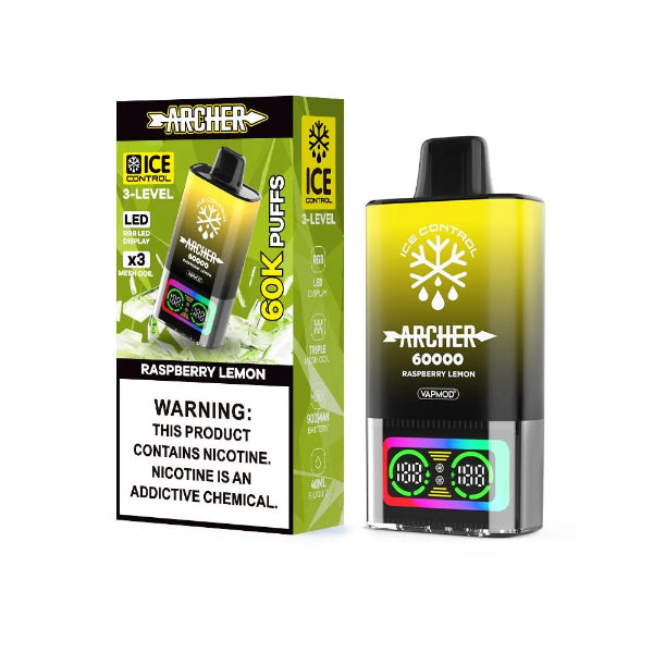 Archer 60K Ice Control Disposable Raspberry Lemon