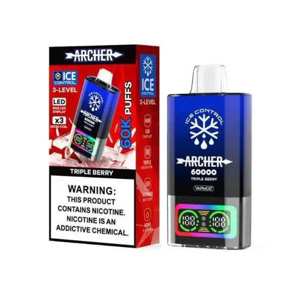 Archer 60K Ice Control Disposable Triple Berry