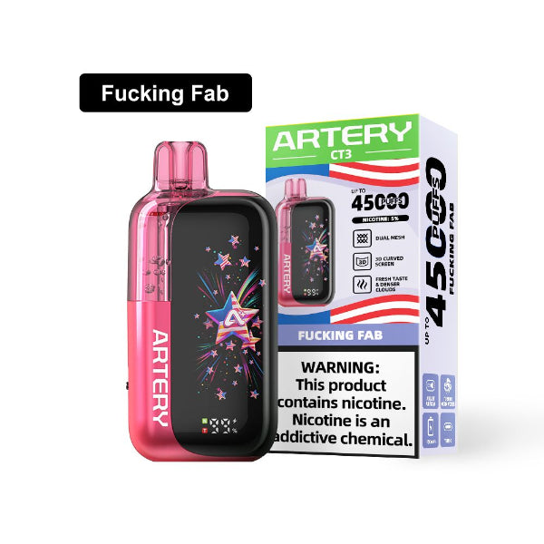 Artery CT3 Clearo 45,000 Disposable Vape Fucking Fab