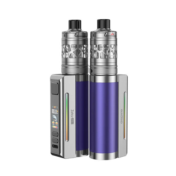 Best Deal Aspire Zelos M80 Starter Kit - Purple Silver