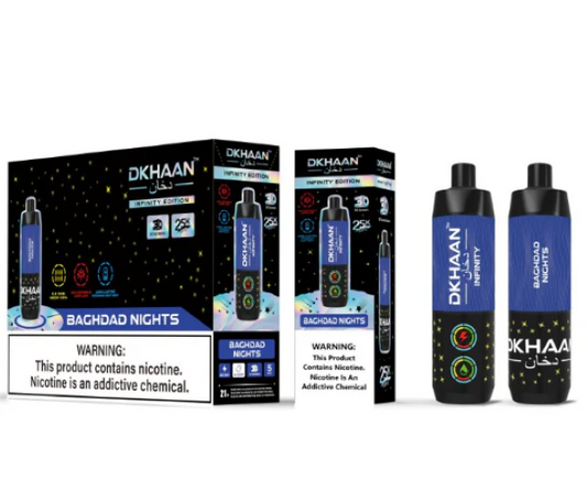 Best Deal Dkhaan Infinity Edition 25,000 Puffs Disposable 5 Pack - Baghdad Nights