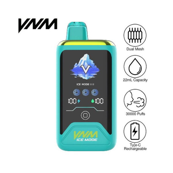 VNM Ice Mode 30,000 Puff Disposable Vape 22mL 5 Pack $70.00 eLiquid.com VNM Ice Mode 30,000 Puff Disposable Vape 22mL 5 Pack $70.00 eLiquid.com