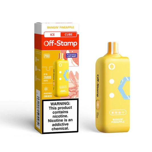 Best Deal Off-Stamp X-CUBE Ice Cube 25,000 Puffs Flavor Pods - Bangin Pineapple