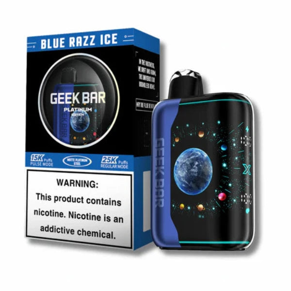 GeekBar Pulse X Platinum Edition 25,000 Puffs Disposable 18mL Blue Razz Ice