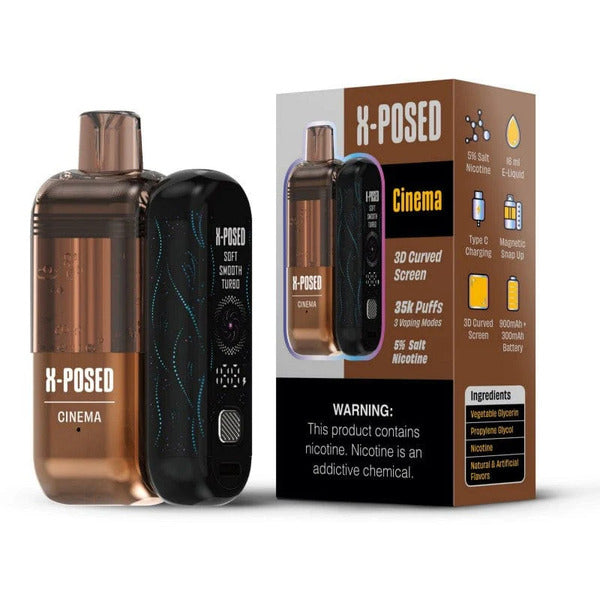 Best Deal X-Posed 35,000 Puffs Disposable Vape Kit - Cinema