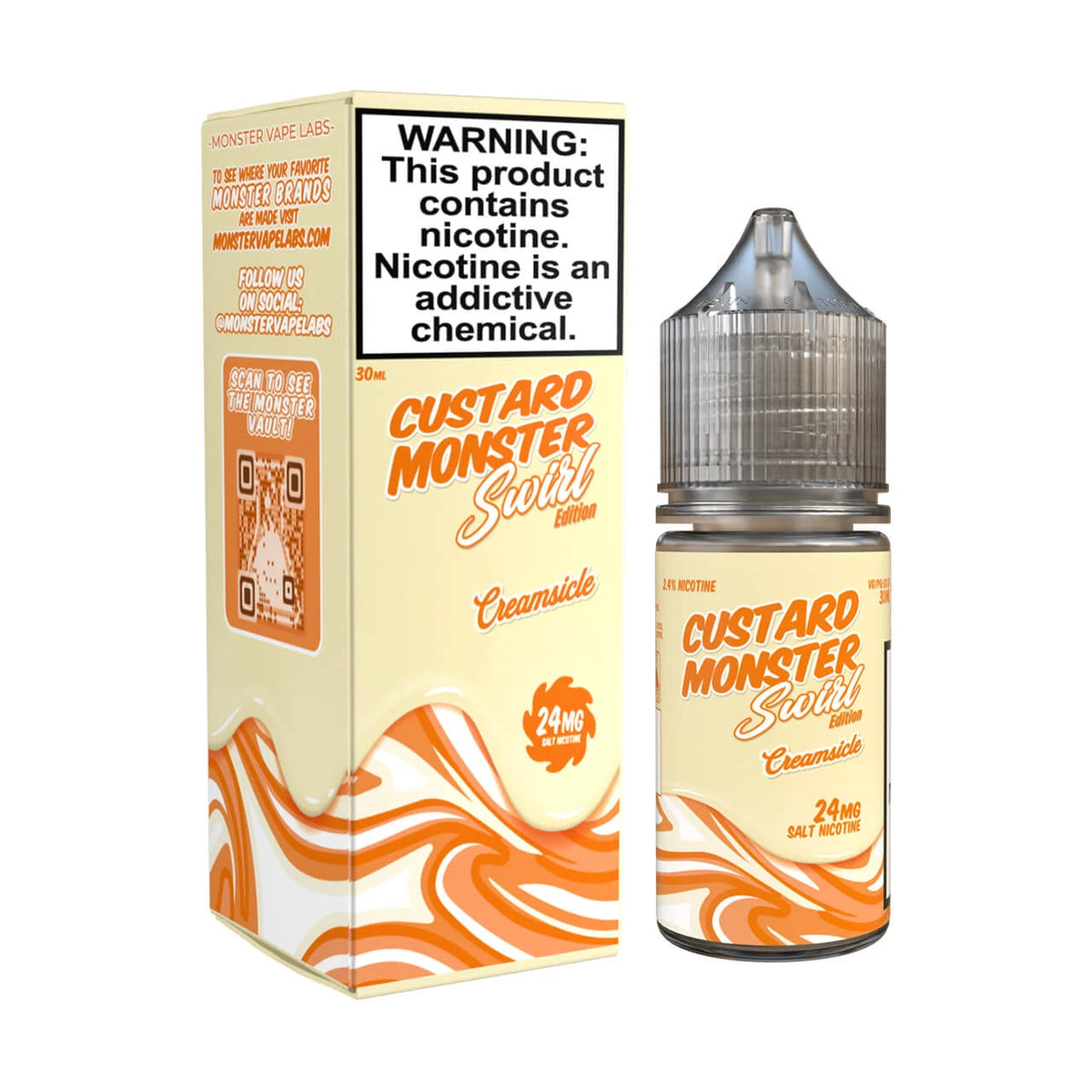 Custard Monster Swirl Edition Salt 30mL Vape Juice