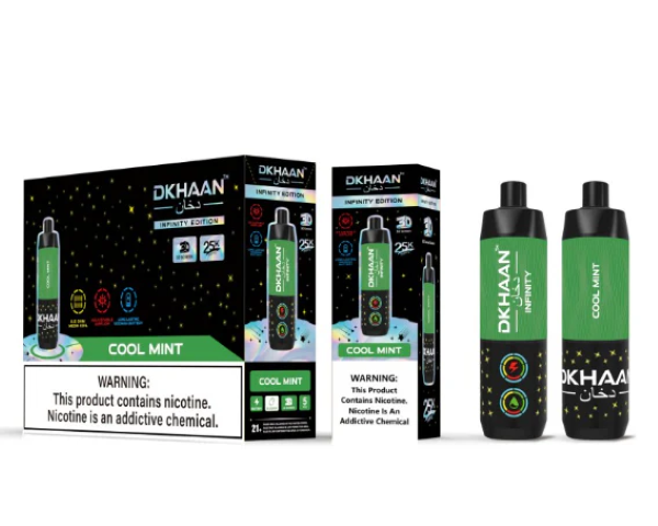 Best Deal Dkhaan Infinity Edition 25,000 Puffs Disposable 5 Pack - Cool Mint