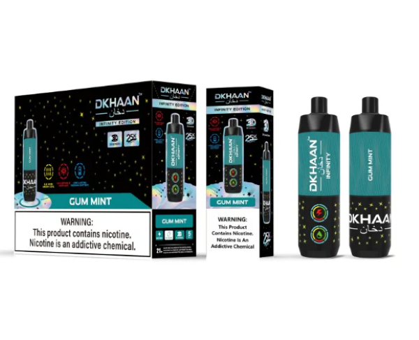 Best Deal Dkhaan Infinity Edition 25,000 Puffs Disposable 5 Pack - Gum Mint