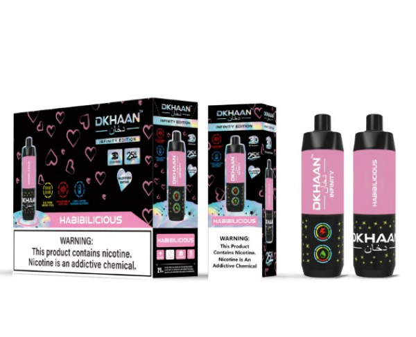 Best Deal Dkhaan Infinity Edition 25,000 Puffs Disposable 5 Pack - Habibilicious