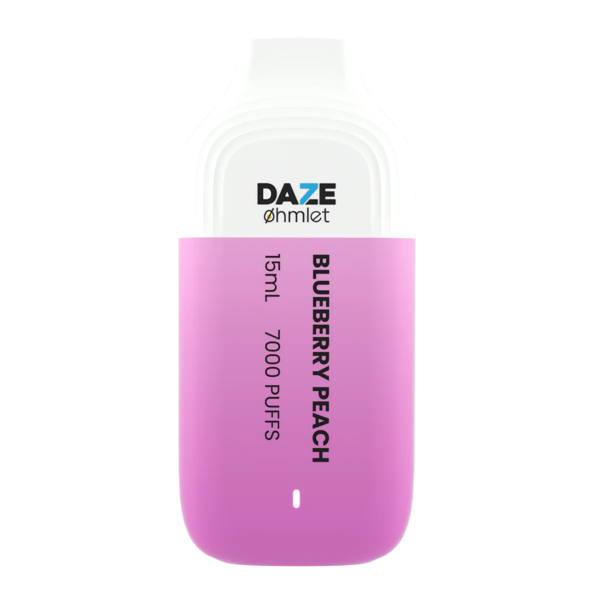 Daze OHMLET 7000 Puffs Single Disposable Vape-0mg Best Flavor Blueberry Peach