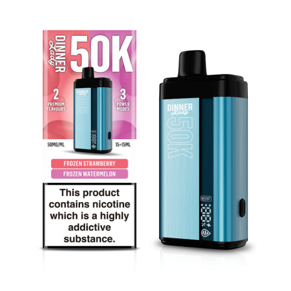Dinner Lady 50K Dual Flavor Disposable Frozen Strawberry & Frozen Watermelon