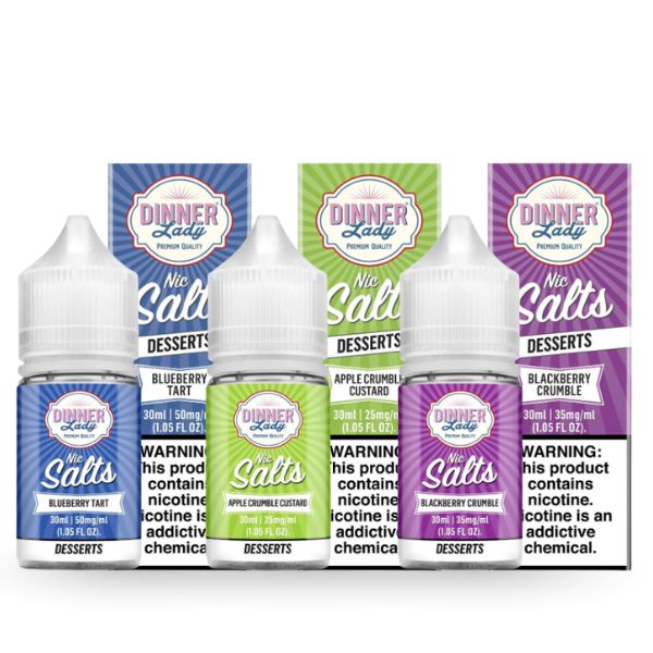 Best Flavors Dinner Lady Desserts Nic Salt 30mL